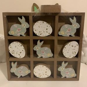 Easter Tic Tac Toe Decorative Tabletop. Brand New with Sealed Wrapper.